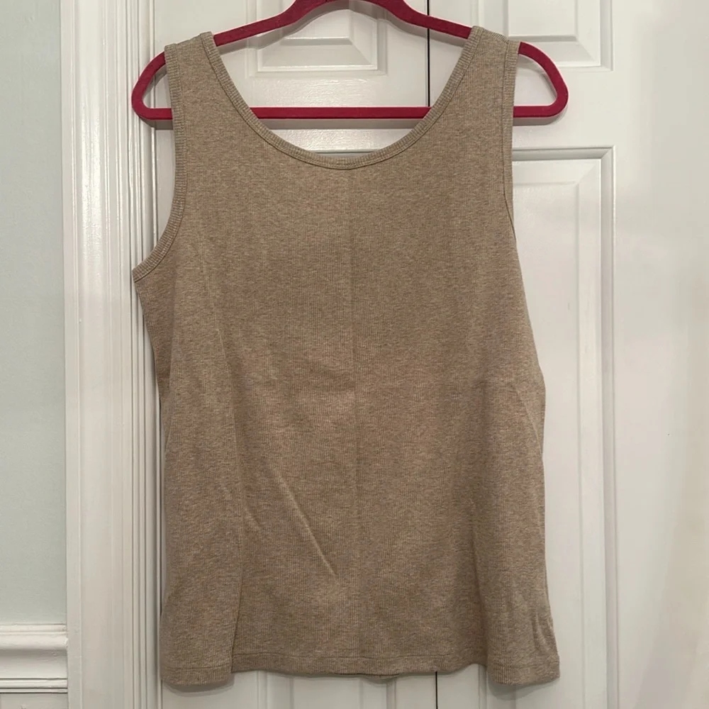Talbots Ribbed Tank Top - Picture 2 of 4